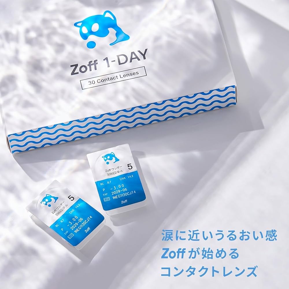 Amazon | Zoff (ゾフ) 1-DAY ワンデー コンタクトレンズ 1箱 30枚入り