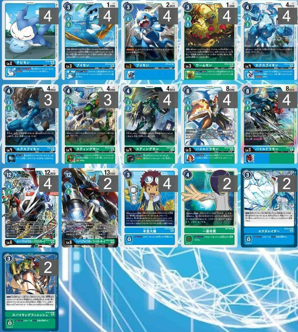 Amazon.co.jp: デジモンカードゲーム 青緑 インペリアルドラモン