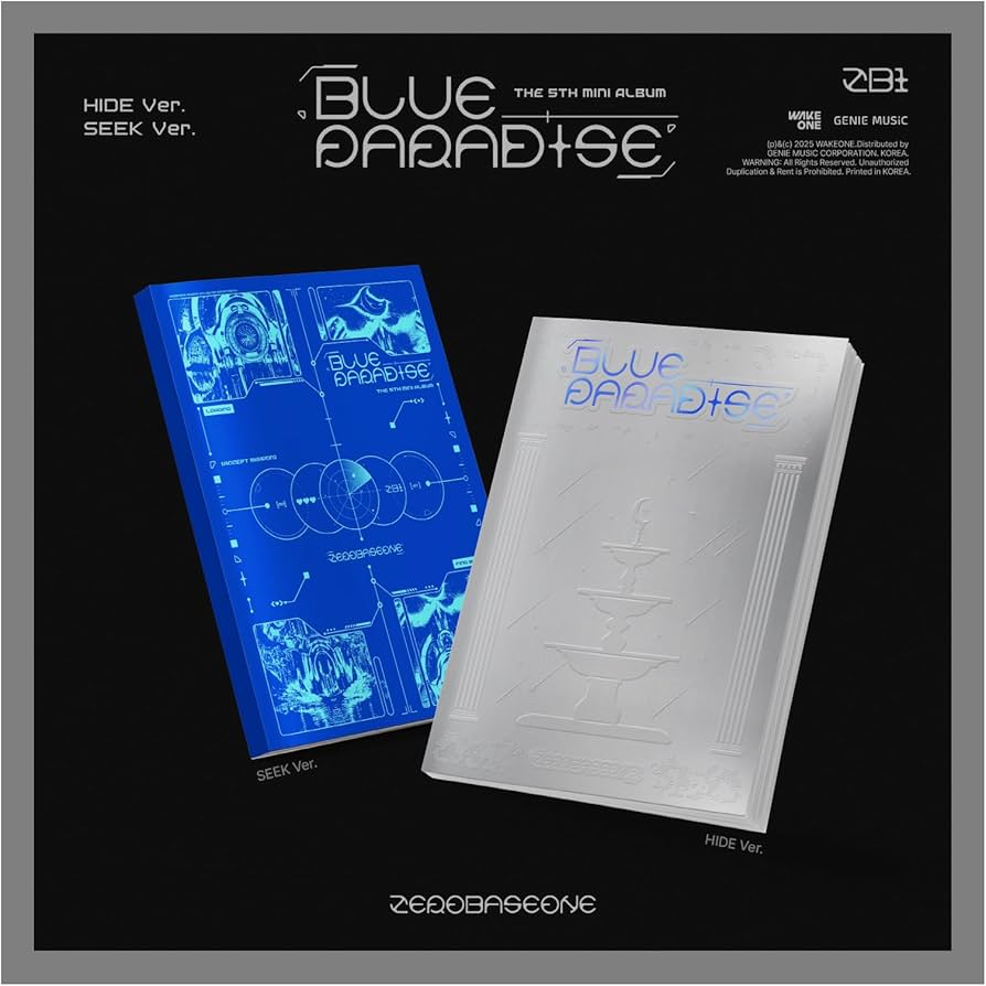 Amazon.com: ZEROBASEONE BLUE PARADISE 5th Mini Album with Tracking