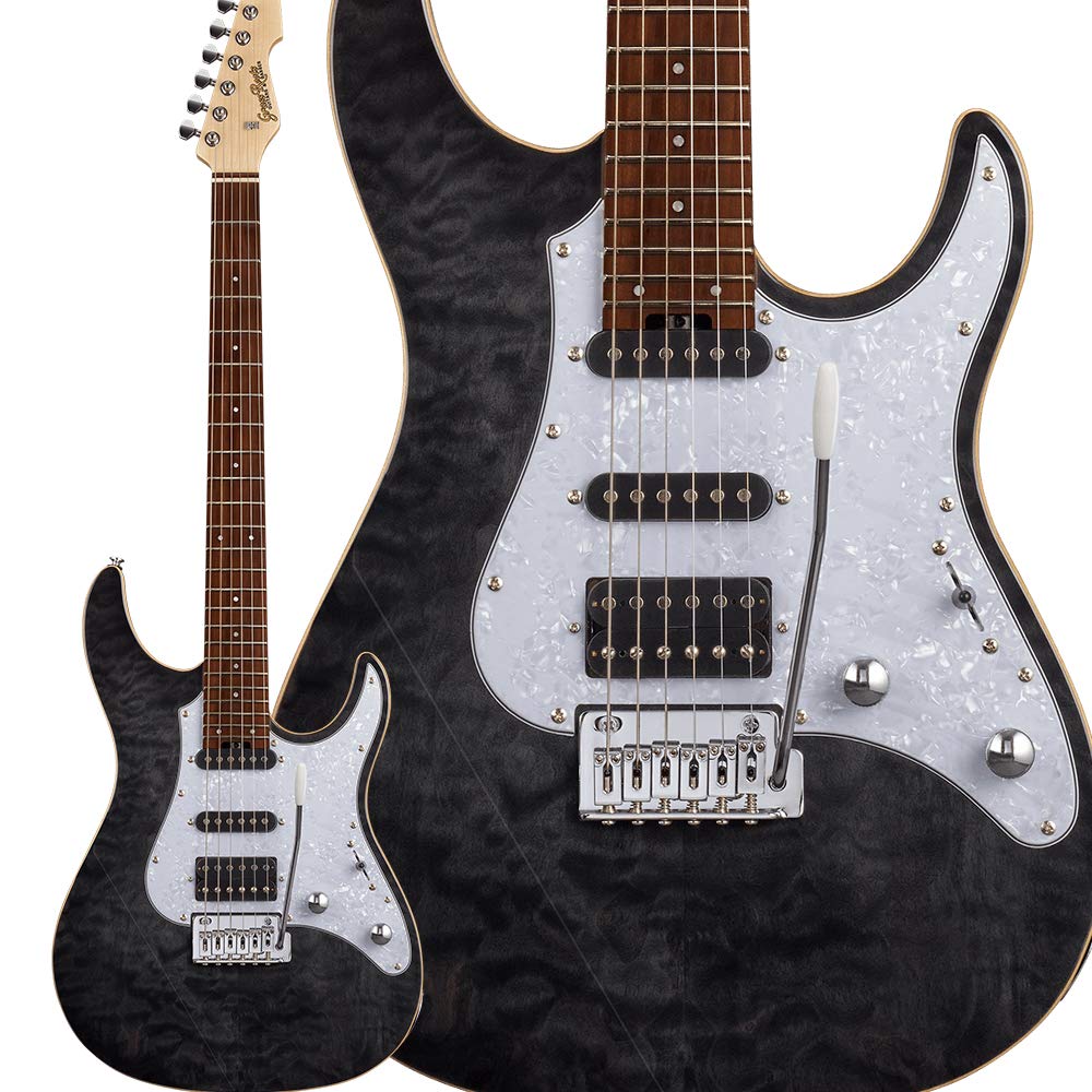 Amazon | GrassRoots G-SNAPPER-CTM STBK エレキギター シースルー