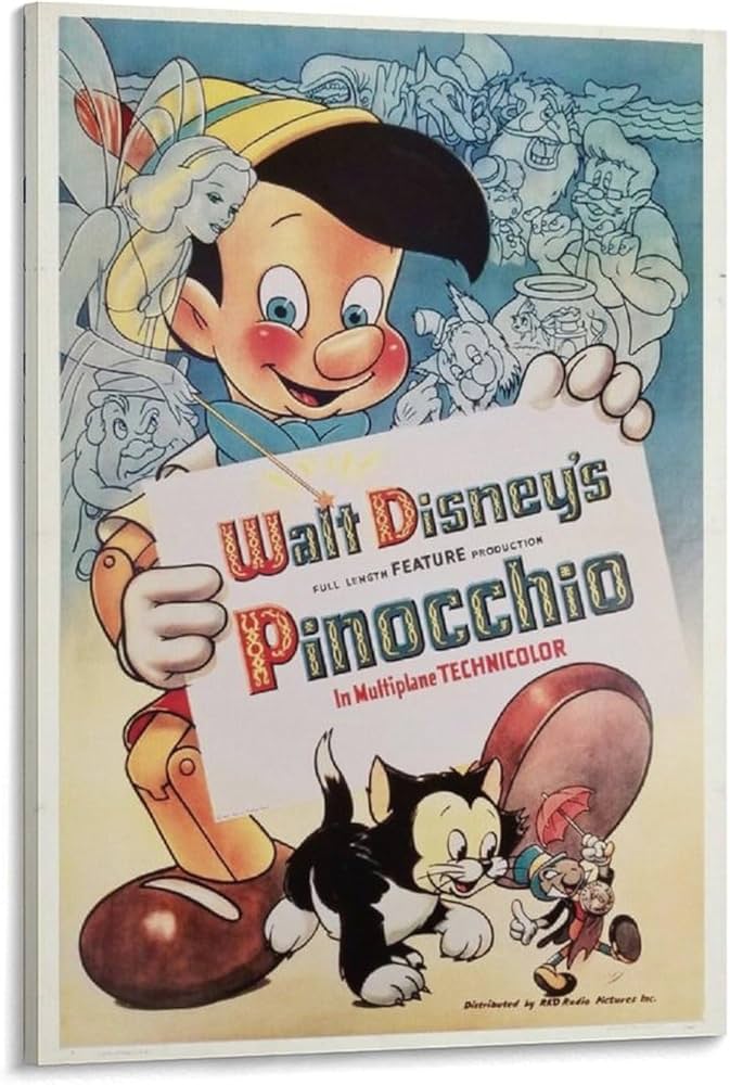 Amazon.co.jp: Pinocchio ディズニーのピノキオ ビンテージなフィルム