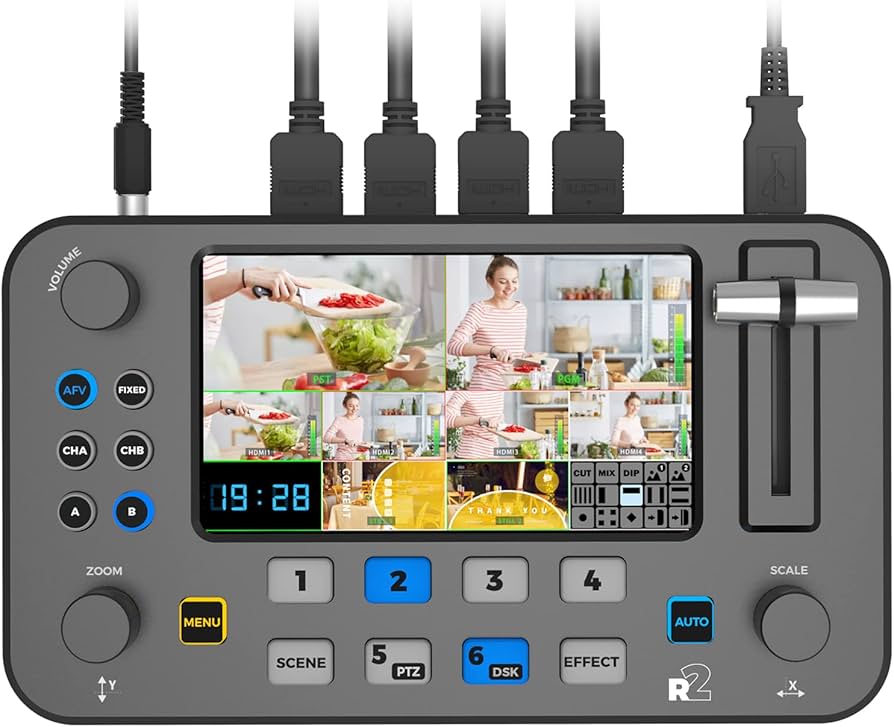 Amazon | SPROLINK NEOLIVE R2 ビデオミキサー 映像 スイッチャー HDMI