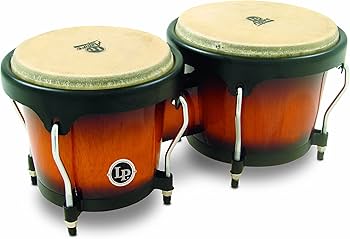 Amazon.com: Latin Percussion Aspire Wood, Vintage Sunburst Bongos