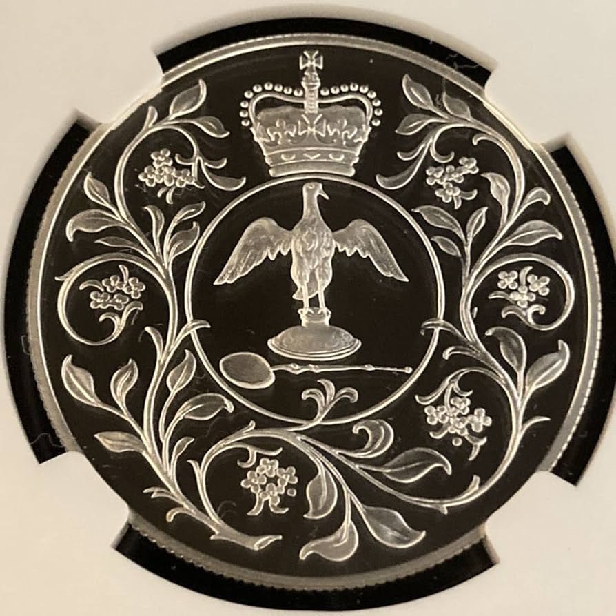 Amazon.co.jp: 戴冠記念シルバージュビリー25周年エリザベス女王