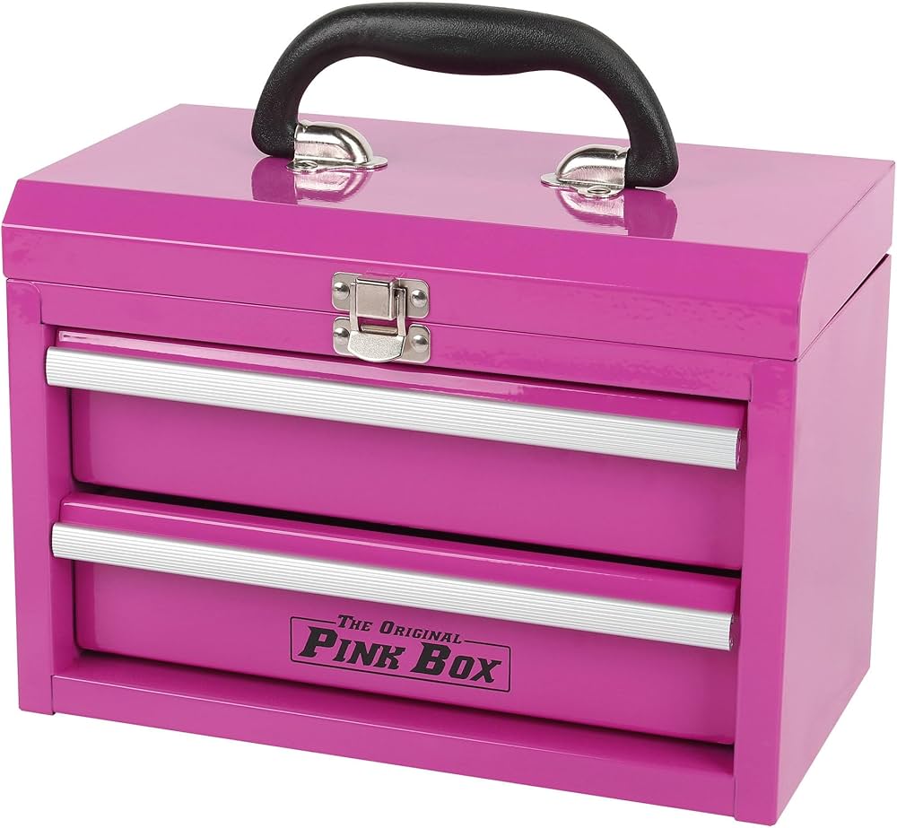 Amazon.co.jp: オリジナルピンクボックス 11インチ 2段引き出し