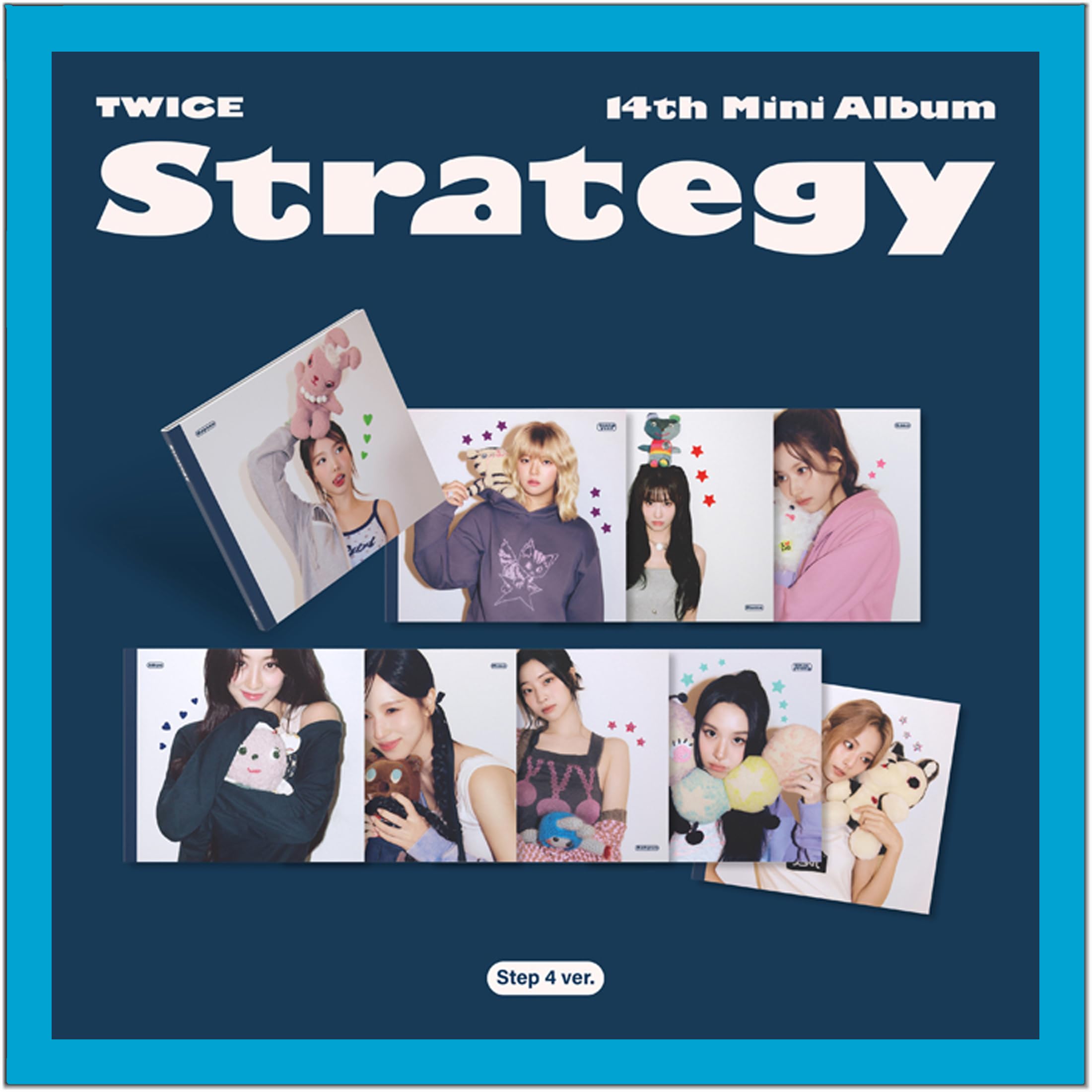Amazon.com: TWICE STRATEGY 14th Mini Album (Step4 Ver - Mina