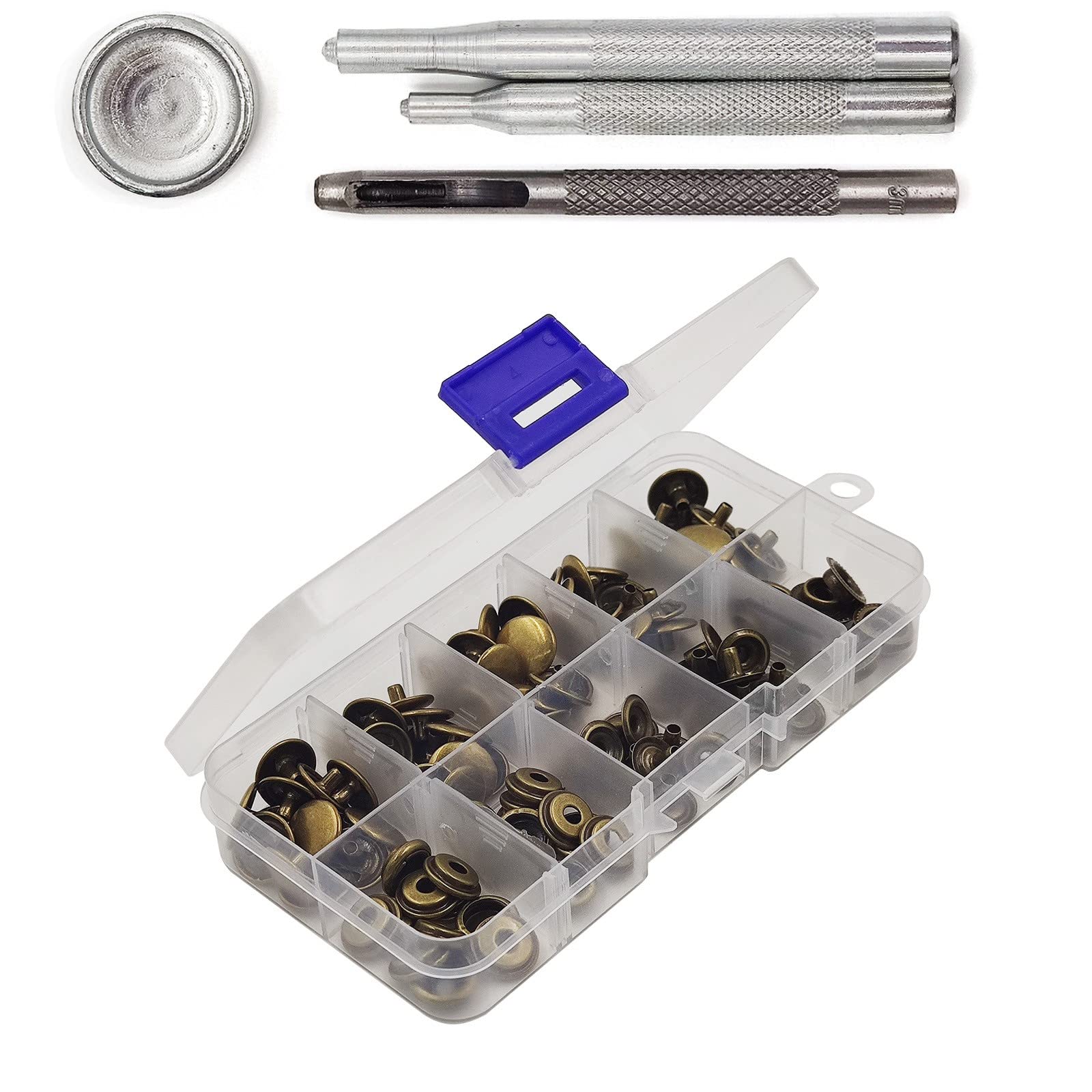 Amazon.co.jp: OCEVEN レザークラフト ジャンパーホック 打ち具セット