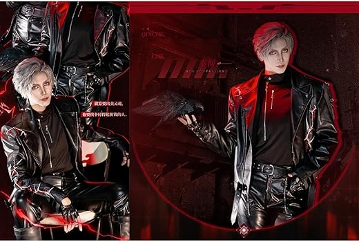 Amazon.co.jp: [SDCADQ] 恋と深空 シン コスプレ衣装 道具 ライダース