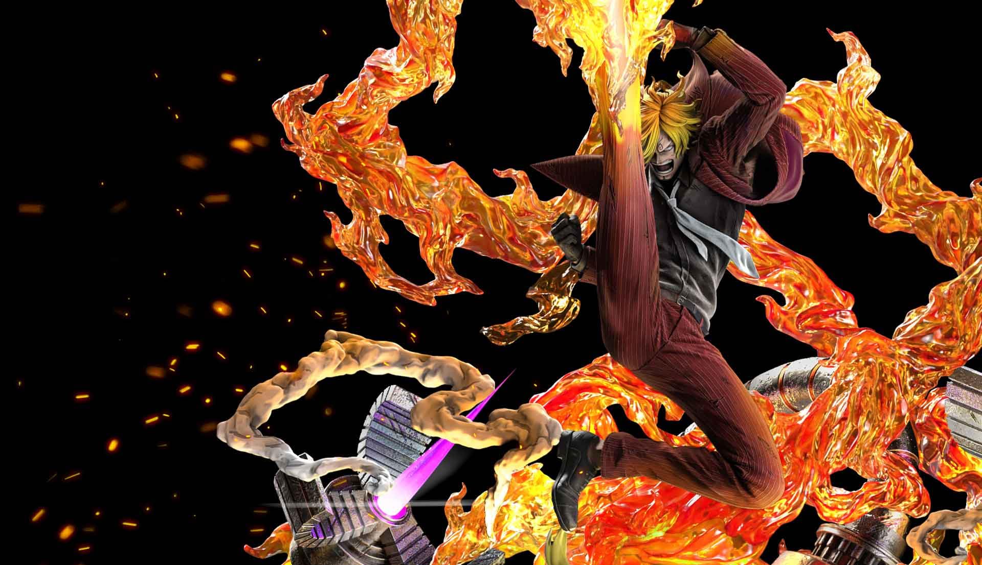 Amazon.co.jp: ヴィンスモーク・サンジVS疫災のクイーン フィギュア 1