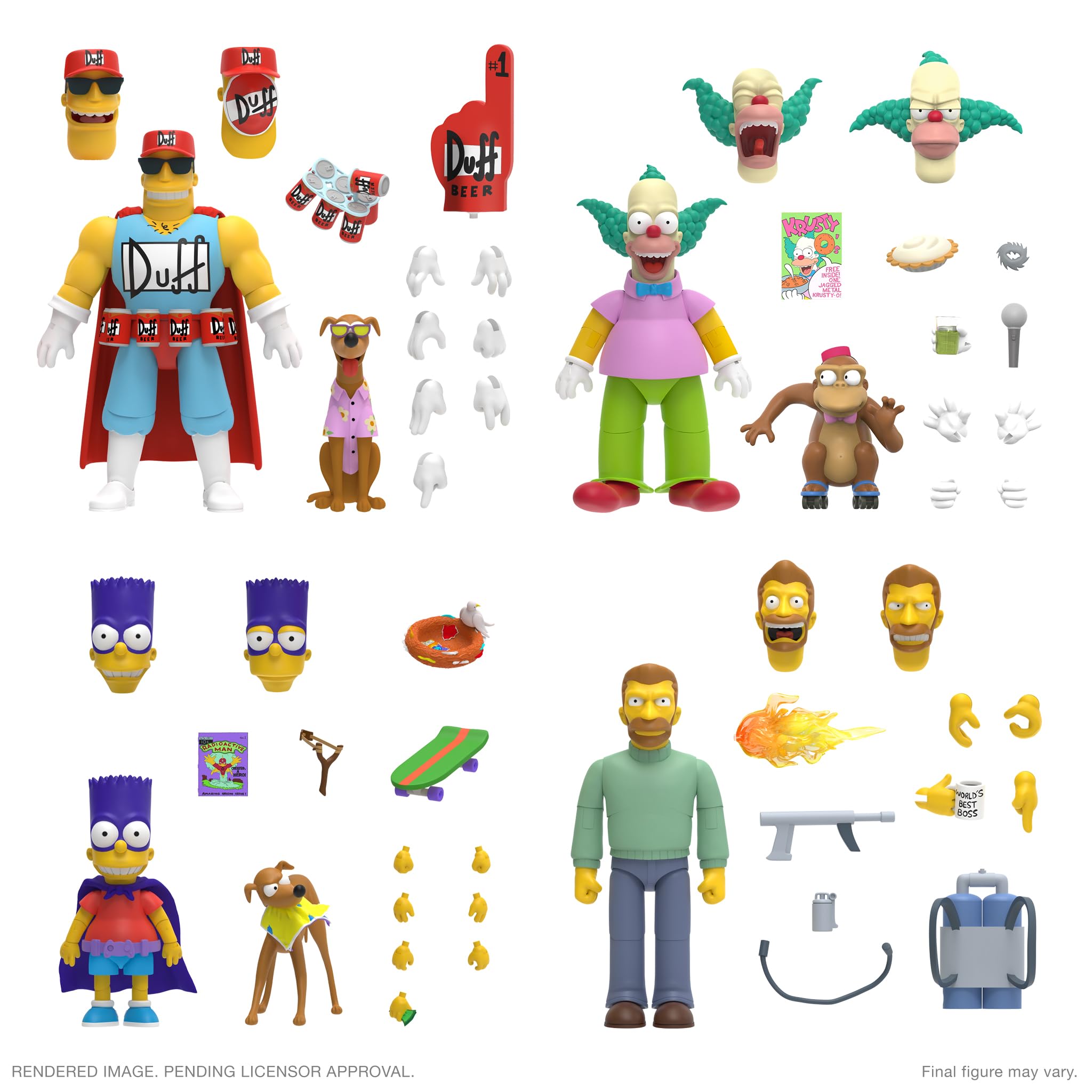 Amazon.com: Super7 Ultimates The Simpsons Hank Scorpio - 7