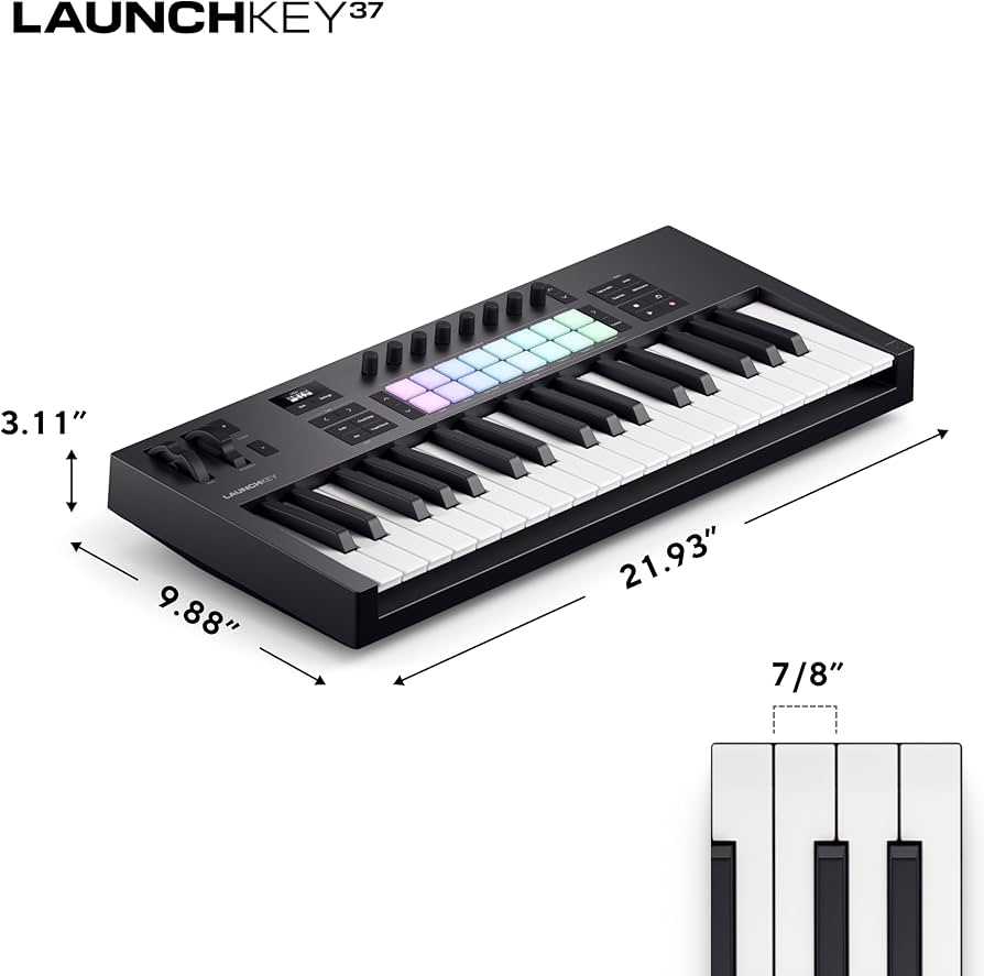 Amazon | Novation/Launchkey 37 Mk4 | MIDIキーボード | MIDI