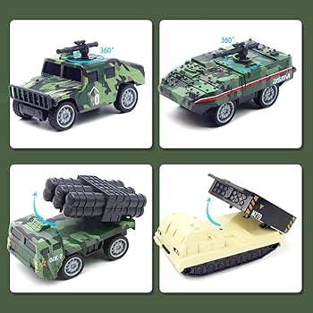 Amazon.co.jp: Dear Deer ミニカー 戦車おもちゃ 合金製 戦車 8台