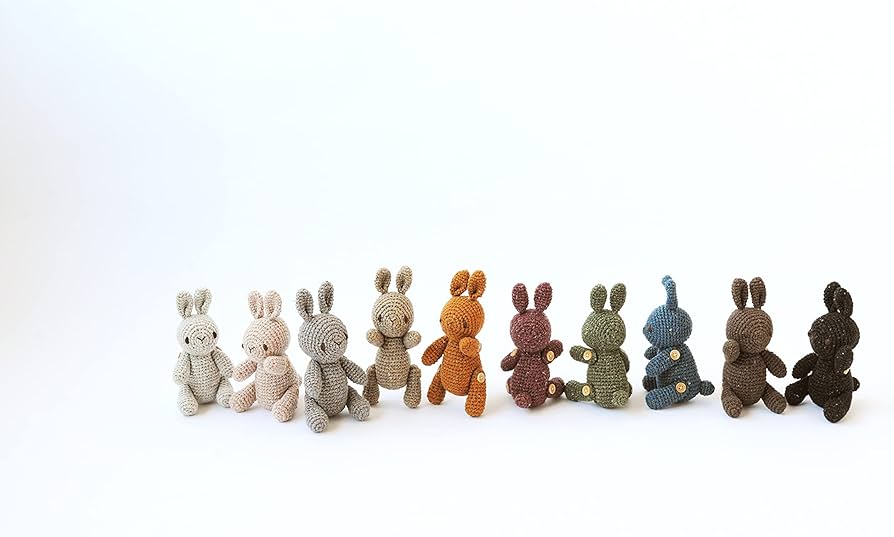 Amazon | テディベア風の1玉うさぎさん あみぐるみ かぎ針編みキット