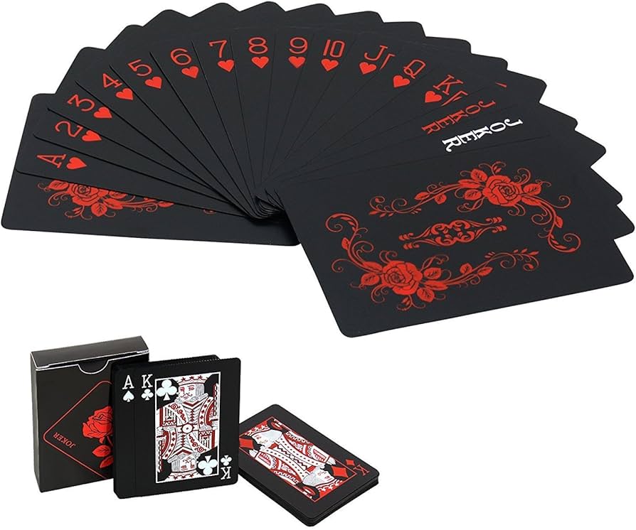 Amazon.com: Joyoldelf Waterproof Playing Cards with Unique Pattern