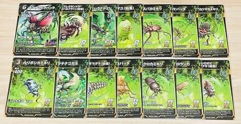Amazon.co.jp: 蟲神器 第2弾 カード 14枚 緑 セミコンプリートセット