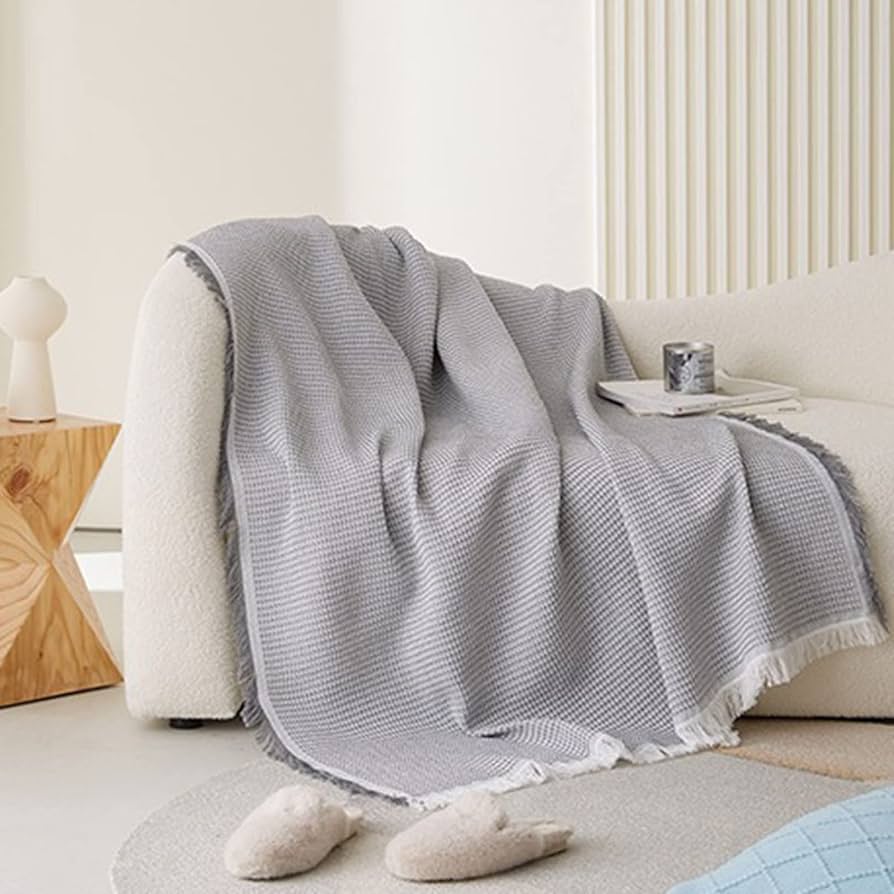 Amazon｜マルチカバー 北欧風 ソファーカバー おしゃれ グレー