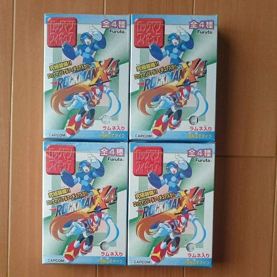 Amazon | furuta ロックマンX4 フィギュア 未開封 4点セット