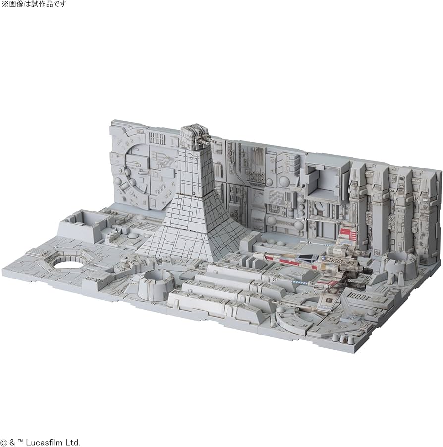 Amazon.com: Bandai Hobby Star Wars Death Star Attack Set 