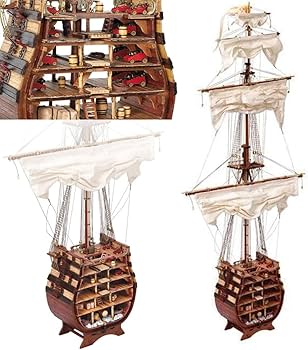 Amazon | 帆船模型キット サンティシマトリニダード クロスセクション