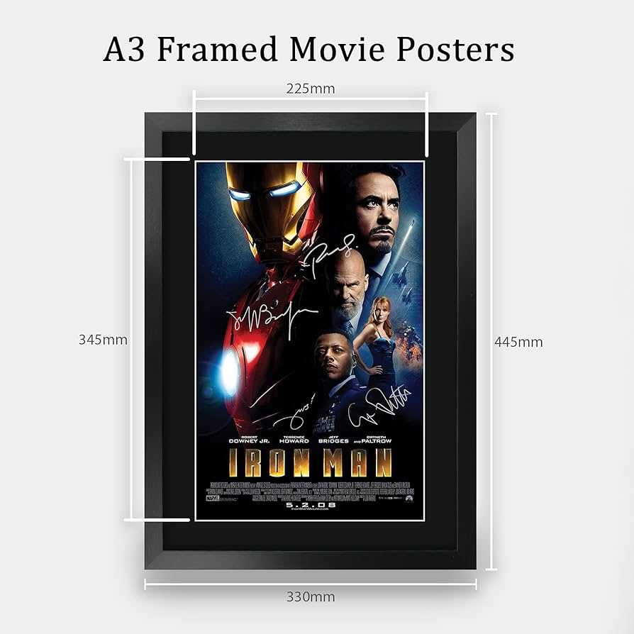 Amazon.co.jp: HWC Trading アイアンマン 映画ポスター ロバート