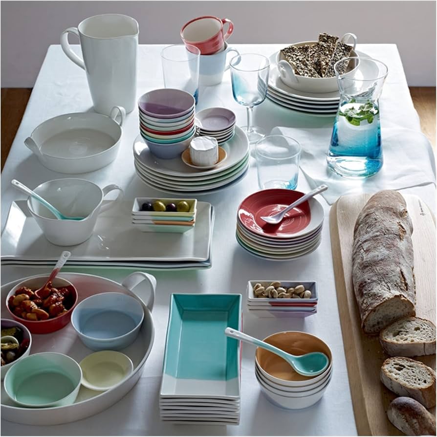 Amazon.co.jp: Royal Doulton 1815 Brights 食器セット、ミックス、16