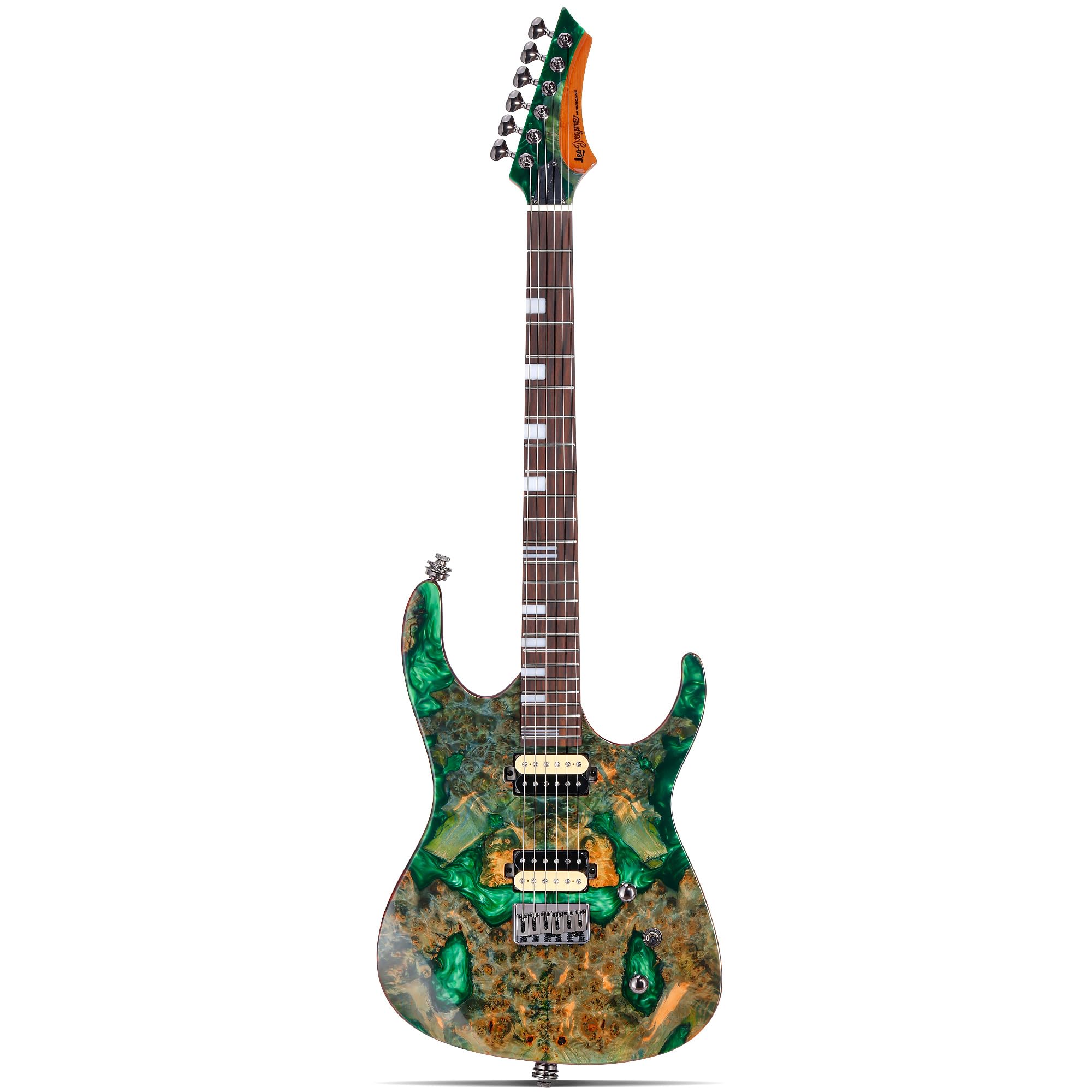 Amazon.com: Leo Jaymz Electric Guitar Hurricane Deluxe Series
