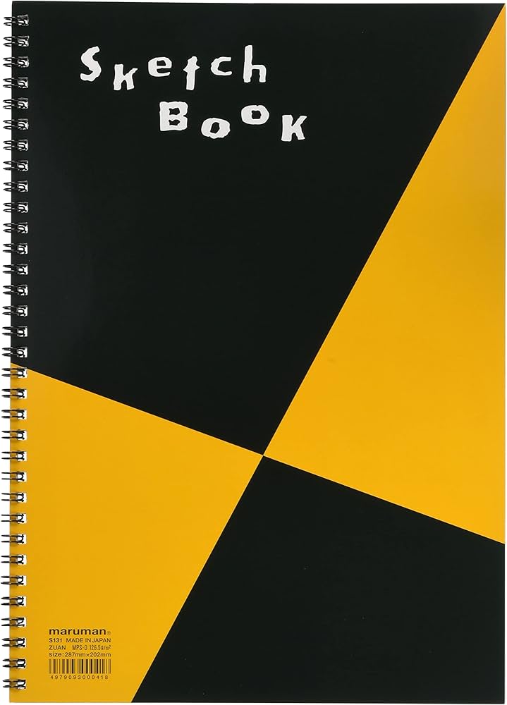Amazon | マルマン スケッチブック A4 図案シリーズ 画用紙 並口 24枚