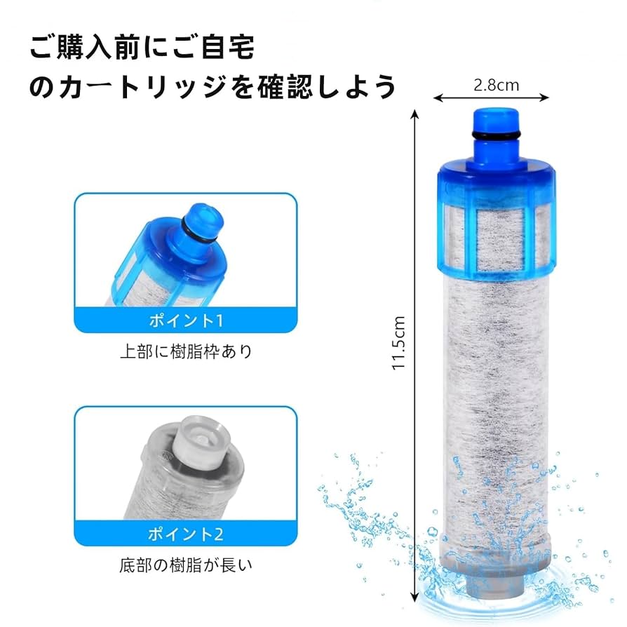 AQUA SEED + ONE 浄水器カートリッジ 3個セット QUALIA AQUA SEED +