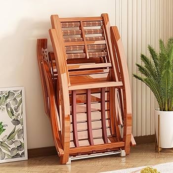 Amazon｜ロッキングチェア、竹製ロッキングチェア、怠惰な安楽椅子、足