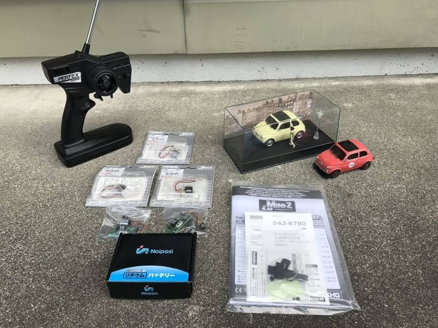 Amazon.co.jp: ミニッツリット フィアット 500 セット リチウム電池