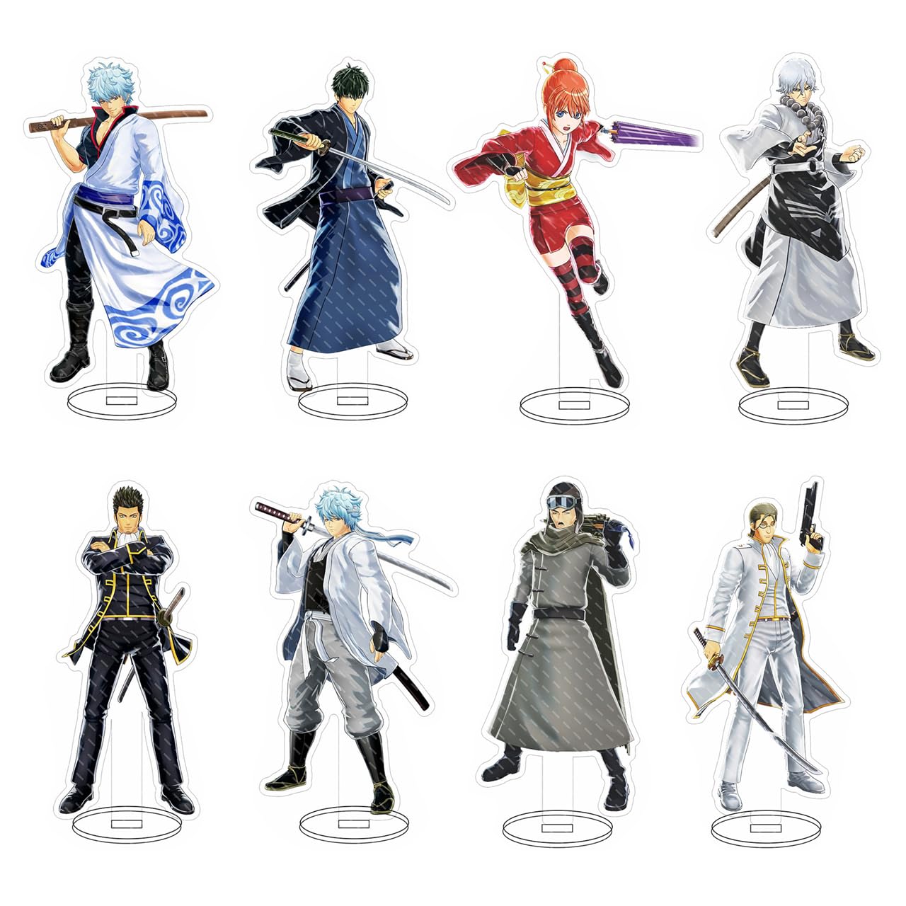 Amazon.co.jp: SHARANG 銀魂 アクリルスタンド 坂田銀時 神楽 かわいい