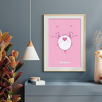 Amazon.co.jp: ケアベア ポスター 絵画 インテリア 壁紙用 壁紙 アート