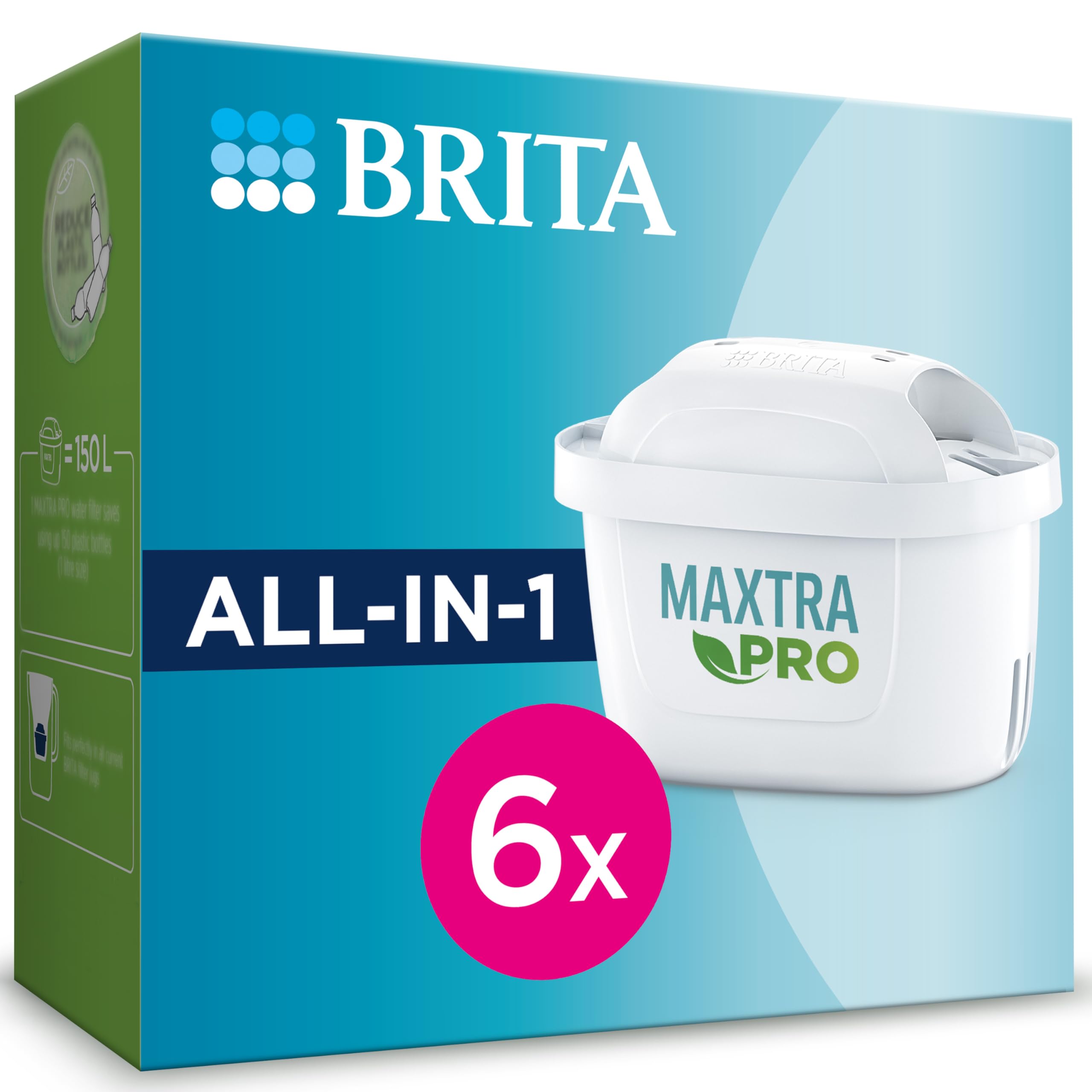 Amazon.com: BRITA MAXTRA+ Water Filter Cartridges - Pack of 6 (EU