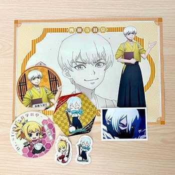 Amazon.co.jp: Dr.STONE コラボカフェ 売り セット 羽京 氷月 コハク