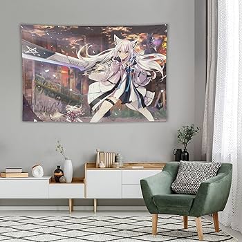 Amazon.co.jp: 白上フブキ (17) タペストリー 壁掛け絵 ポスター