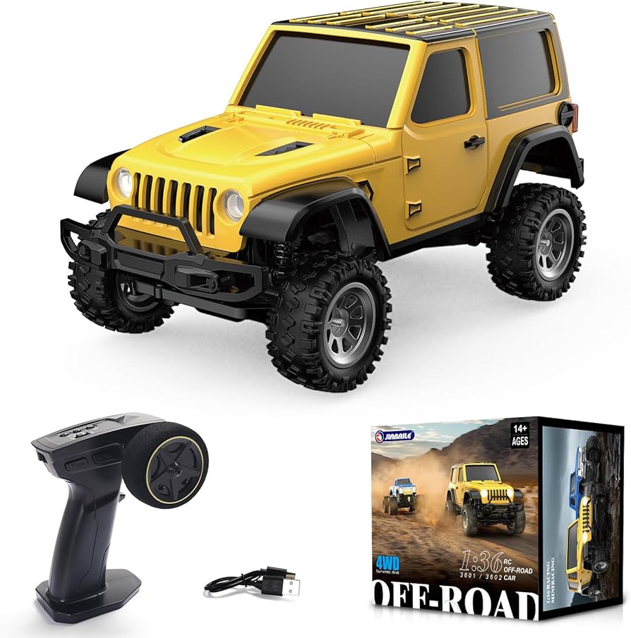 Amazon.co.jp: JIABAILE 1/36 ラジコンクローラー 1:36ミニオフロード