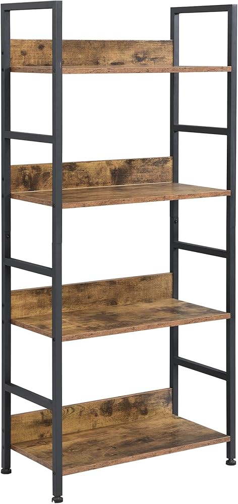 Amazon｜XINYF オープンシェルフ ラック 4段 幅60奥行30高さ135cm (L-4