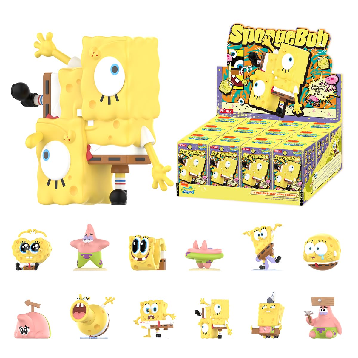 Amazon.co.jp: POP MART SpongeBob SquarePants Daily Quirks シリーズ