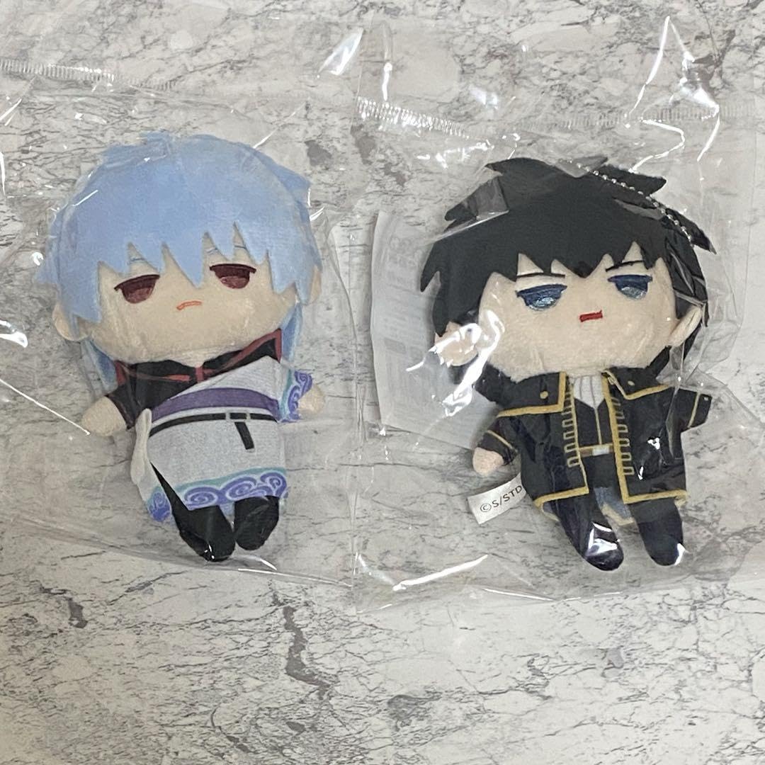 Amazon.co.jp: 銀魂 ぷちふわぬいぐるみ 坂田銀時 土方十四郎 : ホビー