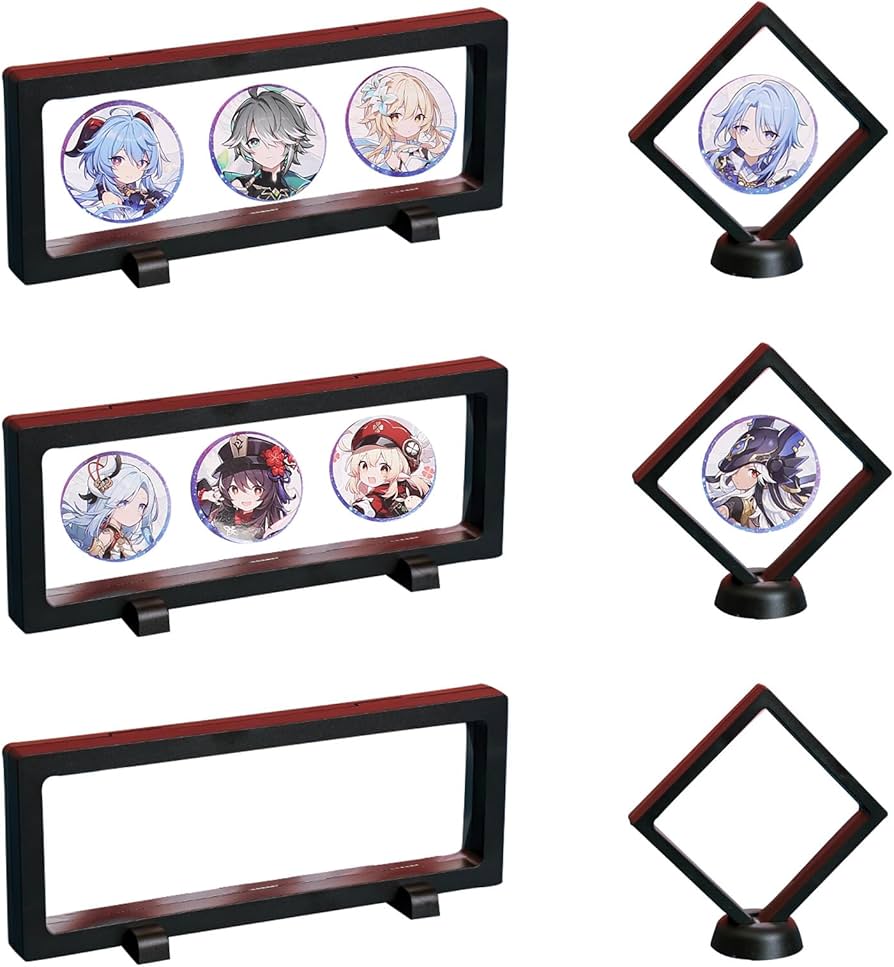 Amazon.co.jp: 缶バッジ 収納ケース 6個セット | 58mm & 75mm 缶バッジ