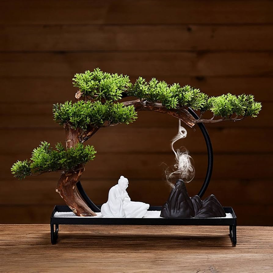 Amazon｜シミュレーション鉢植え盆栽 屋内人工盆栽の木純木