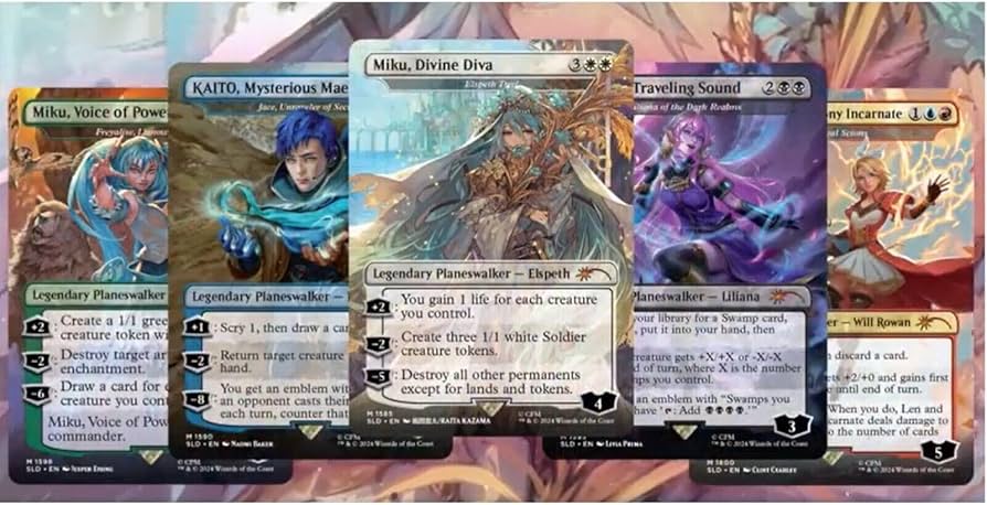 Magic the Gathering Secret Lair X Hatsune Miku: Electric Entourage