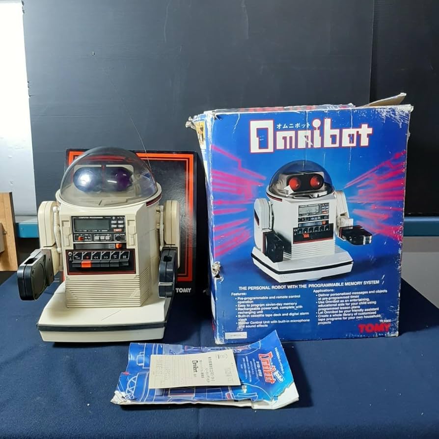 Amazon.co.jp: オムニボット カセットプレーヤー 玩具 ロボット