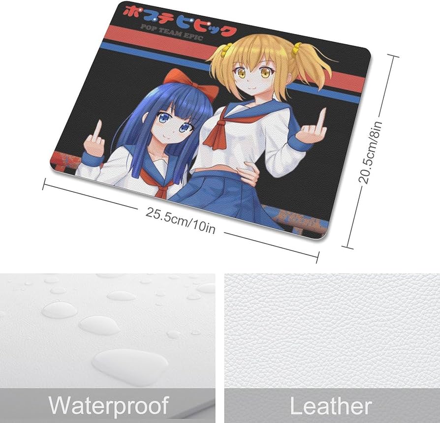 Amazon.co.jp: ポプテピピック ポプ子 ピピ美 マウスパット アニメ