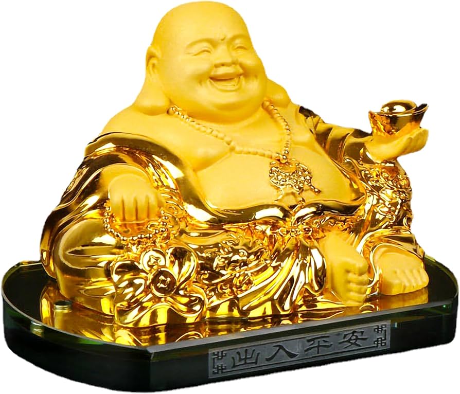 Amazon｜Felimoa 布袋様 仏像 七福神 布袋さん 布袋尊 置物 厄除け 金