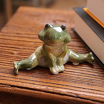 Amazon.co.jp: カエル 置物 6匹のカエル 庭 陶器 ガーデンオーナメント