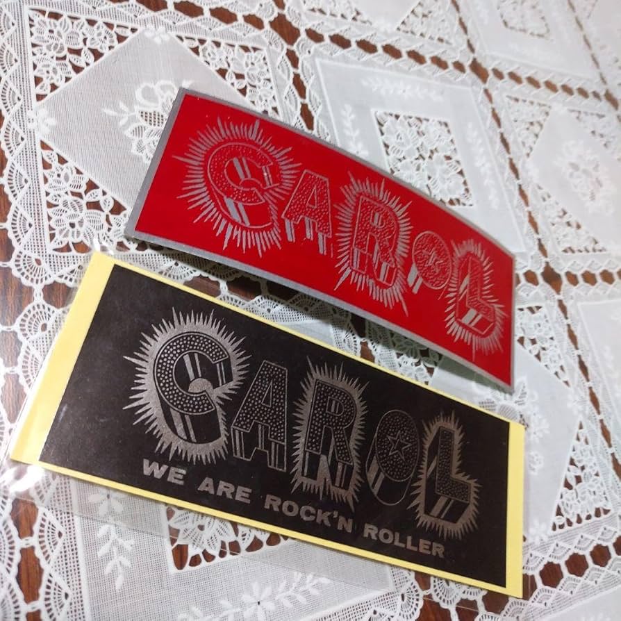 Amazon.co.jp: ☆矢沢永吉☆CAROL☆キャロルステッカー2種類セット