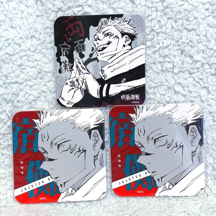Amazon.co.jp: 呪術廻戦 アートコースター 両面宿儺 宿儺 呪術