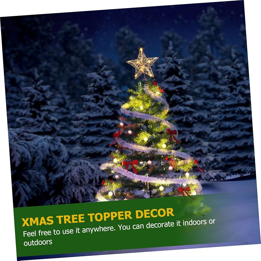 Amazon.co.jp: 2個 クリスマスツリーのトップライト 屋外のクリスマス