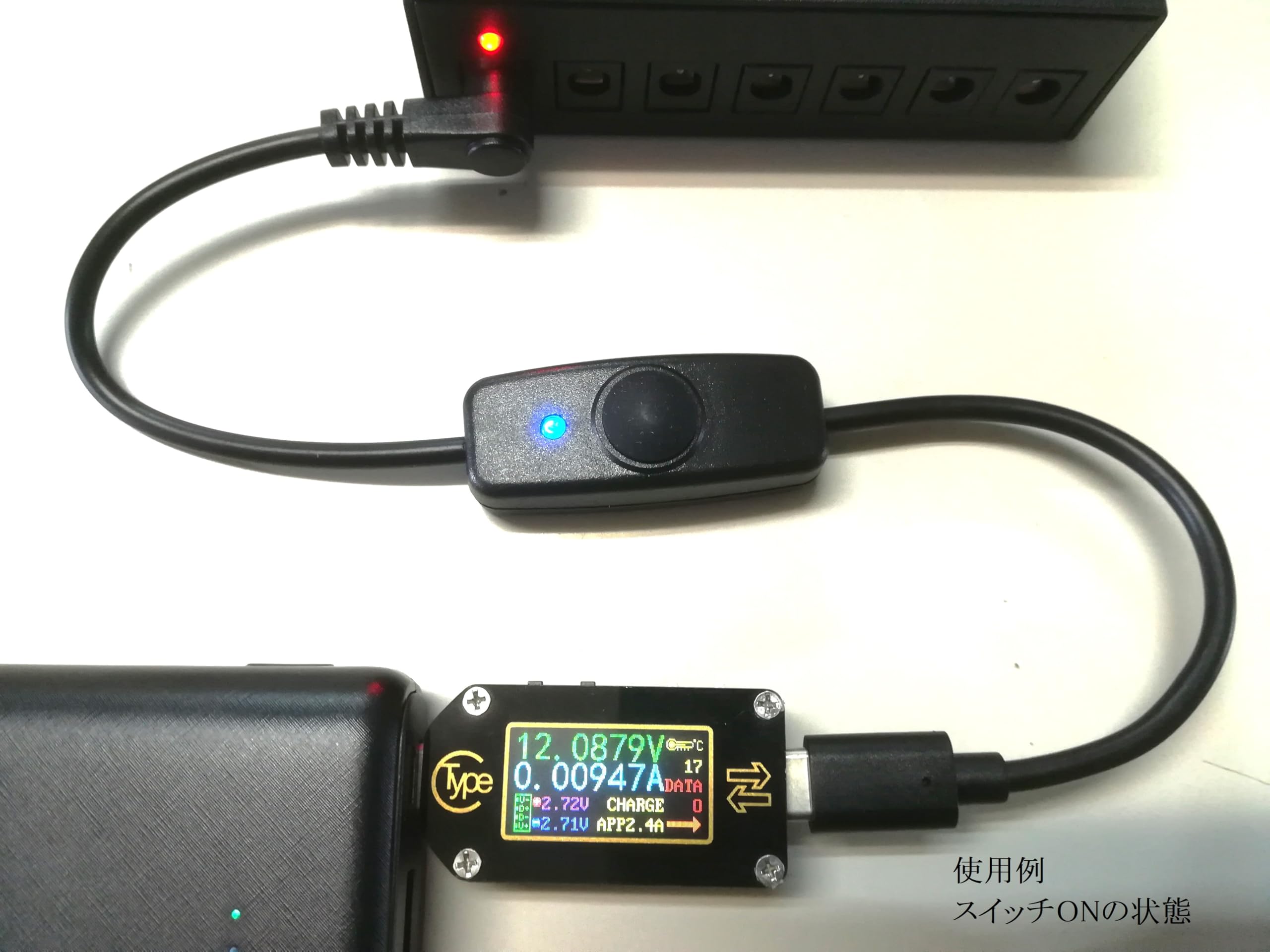 Amazon.co.jp: スイッチ付きエフェクター 電源 USB Type-C PDトリガー